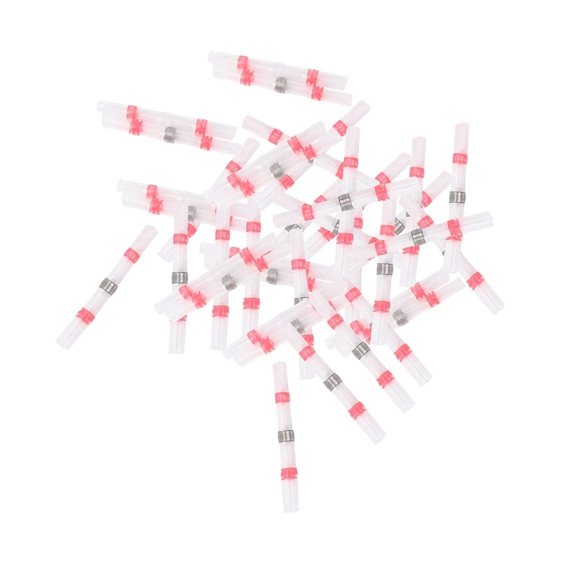 

200 шт., термоусадочные стыковые соединители для проводов