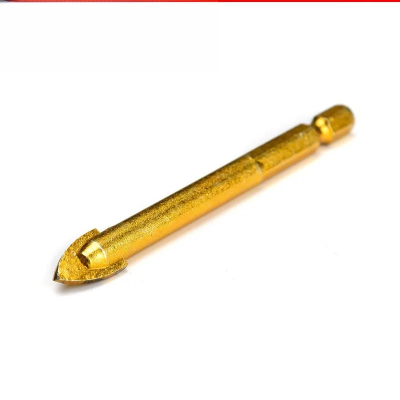 Wall Triangular Hole Drill 5-piece Set, Tungsten Steel Multi-functional Multi-purpose Ceramic Drill, Tool