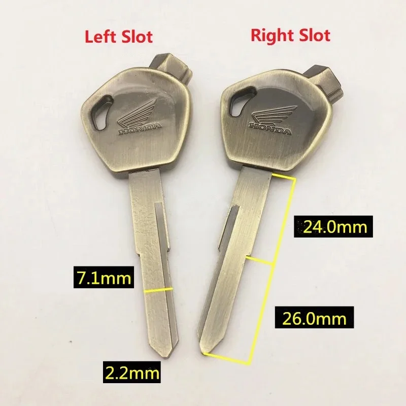 plating handle with magnetic PHD 38 gold Motorcycle left groove and right groove blank keys