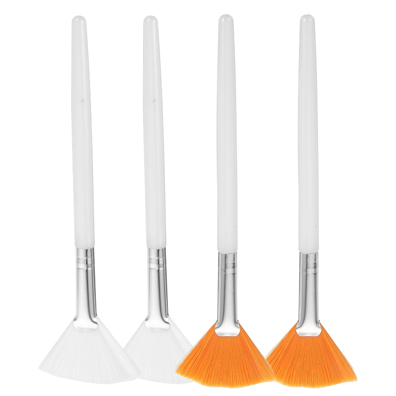 4 Uds. Cepillo para máscara Facial, herramienta de maquillaje portátil suave y duradera de nailon para aplicar arcilla, máscara de barro, aplicador de salón de belleza Facial