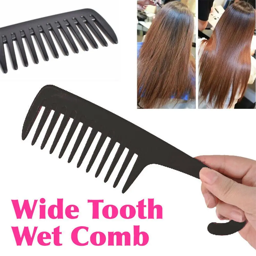 Professional Detangling Salon Wide Tooth Hair Comb Shower Brush Hairdressing Styling Tool