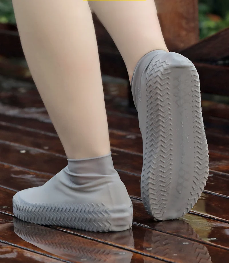 Silicone Shoe Covers Waterproof S/M/L,  Reusable Non-Slip Rain Shoe Covers, Overshoes Rubber Rain Boot For Outdoor Rainy Day