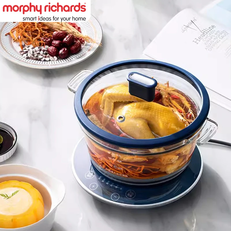 Электрическая кастрюля для тушения MORPHY RICHARDS, многофункциональная кастрюля для здоровья, кастрюля для тушения, птичье гнездо, куриный суп, десерт, каша MR9081