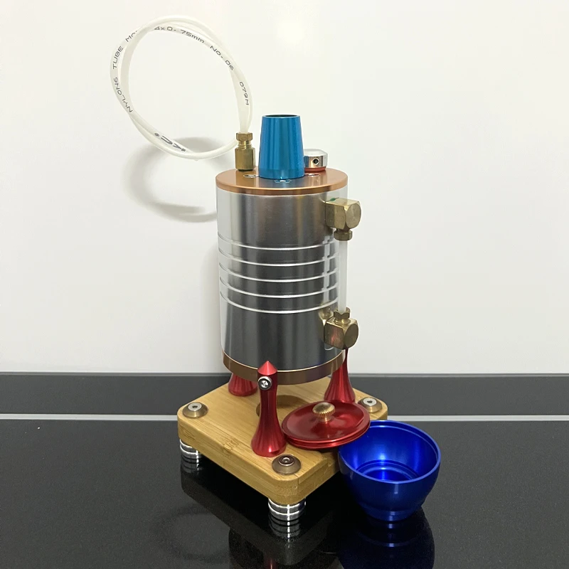 

GL003 Vertical Retro Steam Boiler Model Metal Startable CNC Manufacturing Model Toy