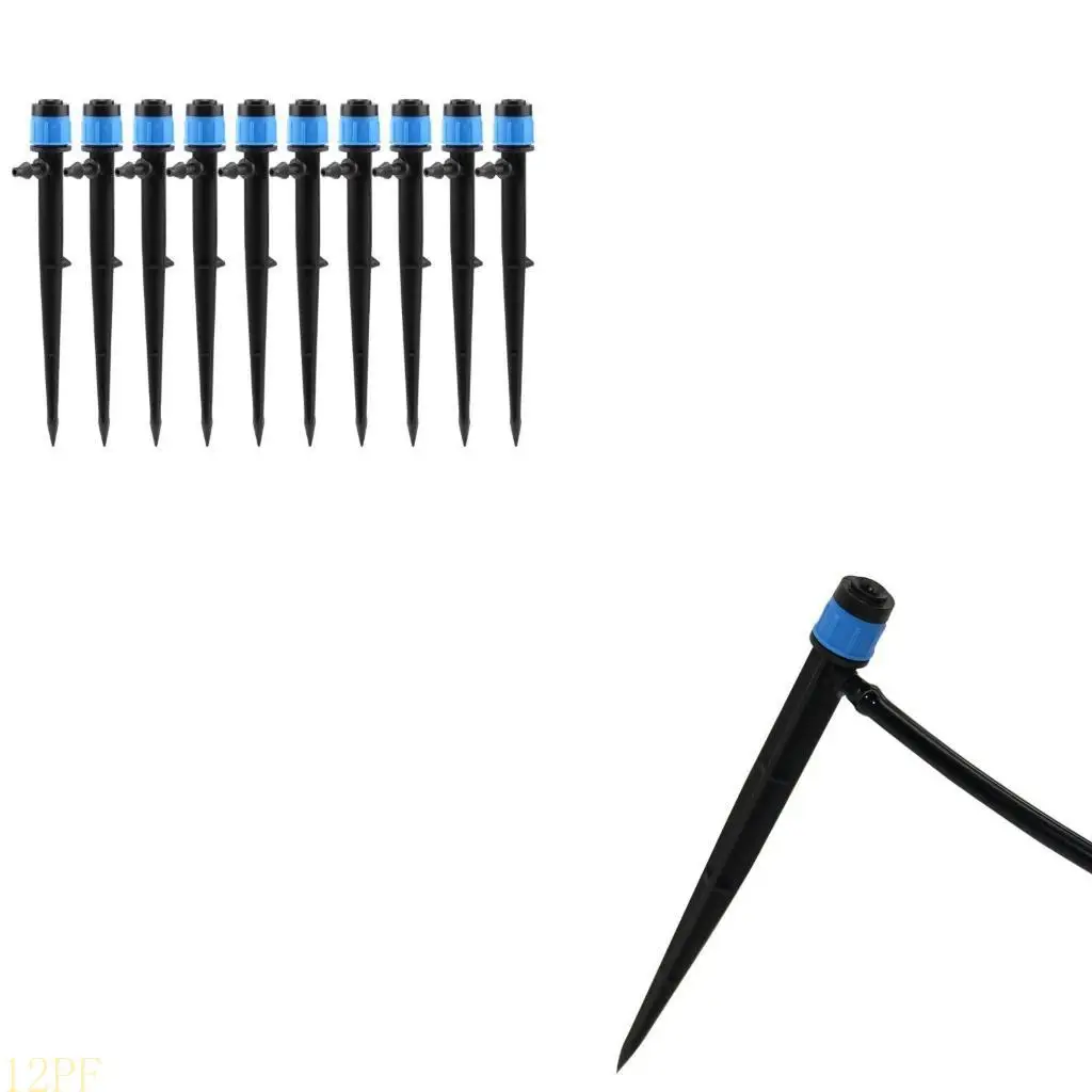 12PF Plant Watering Adjustable Automatic Drip Irrigation Watering System 10 Pack