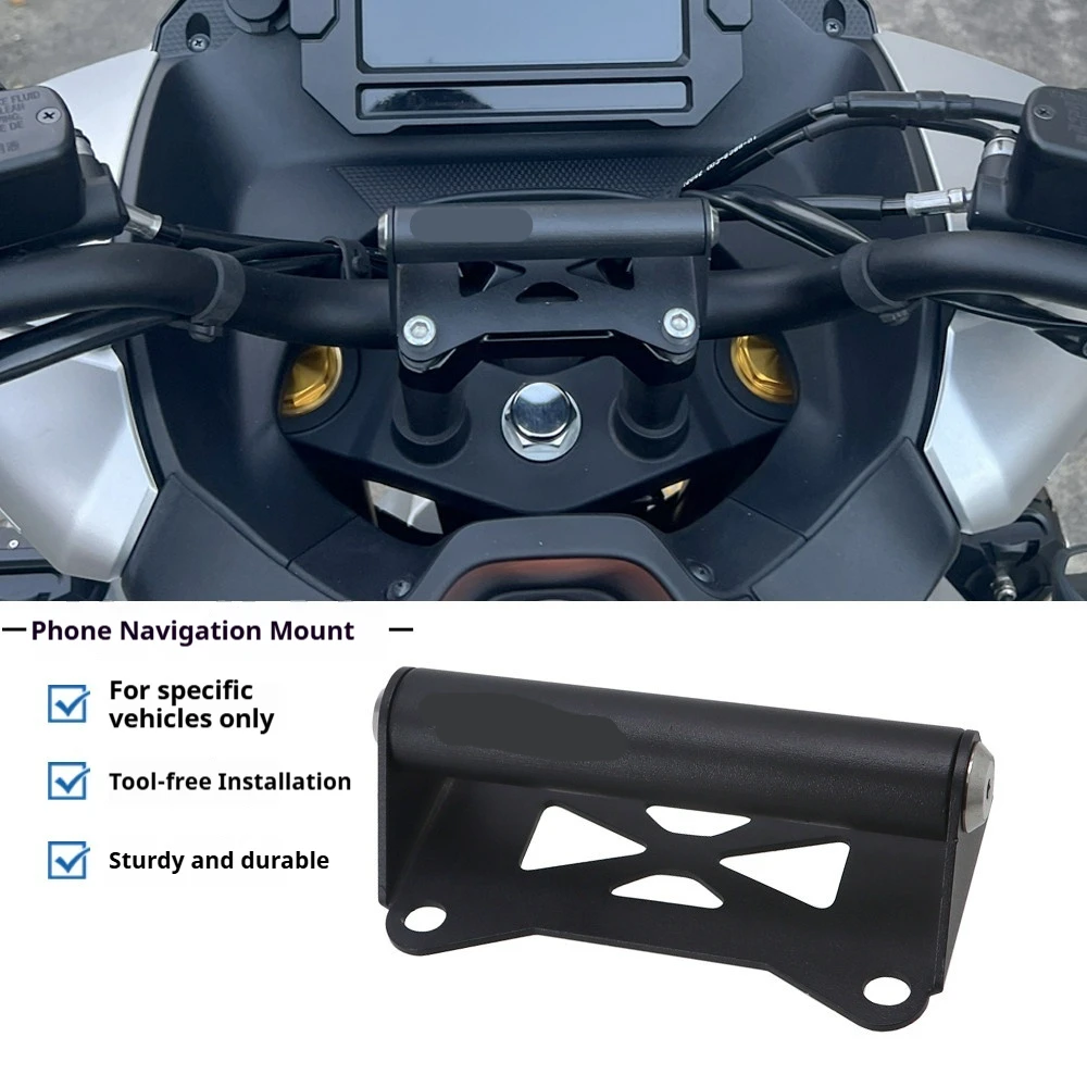 Aluminum Anti-Vibration Handlebar Phone GPS Mount Support for KYMCO Xciting X350 2025 Touring Scooter Parts