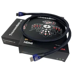 ThunderBird 48 8K-10K HDMI Cable 10% Silver Solid Conductor eARC 48Gbps 2.1 Ultra High Speed Audio Line with Box