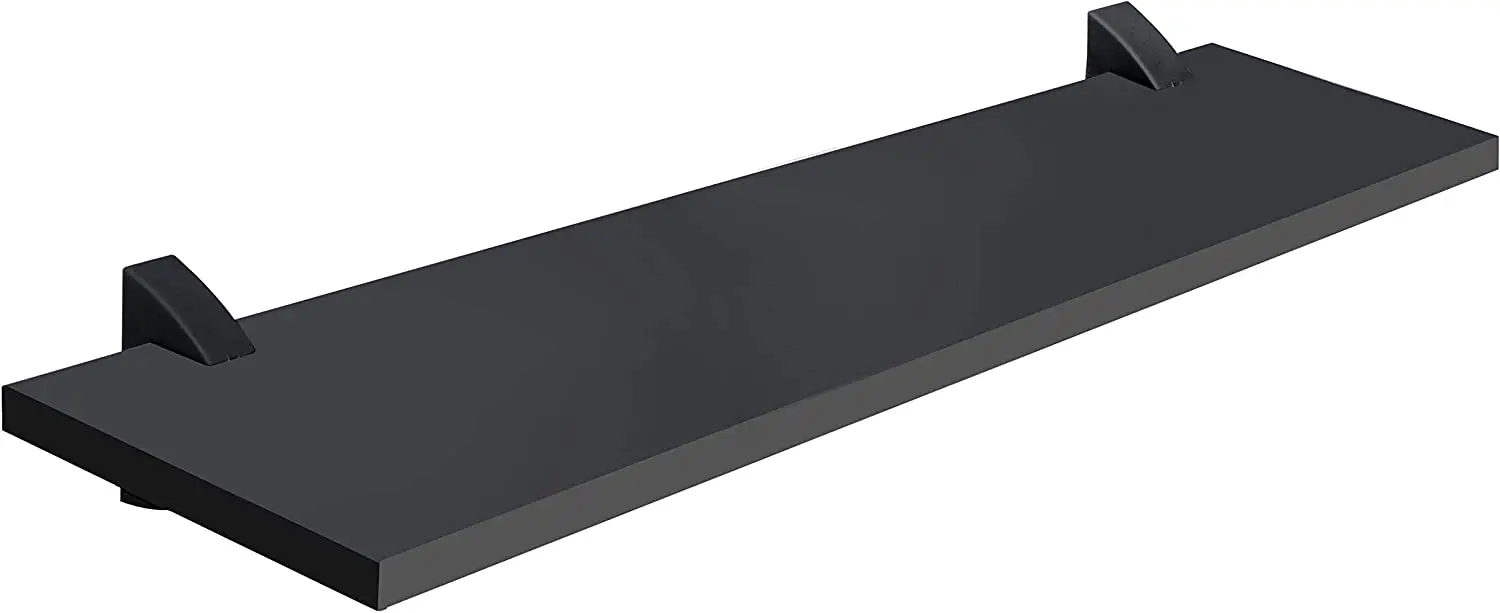 BLACK SHELF CONCEPT LIGHTS ME 1,2x20x60cm BLACK SUPPORT PRAT-K