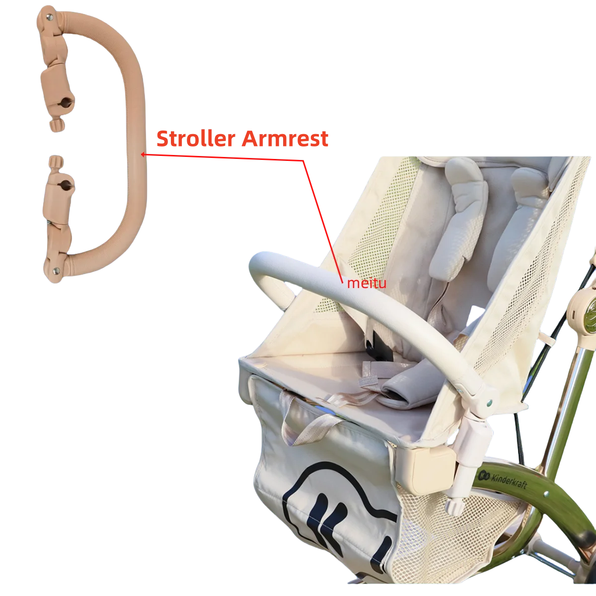 

KK карманная тележка подлокотник детская тележка защитный забор детский скутер защитный забор аксессуары универсальные аксессуары для детских колясок