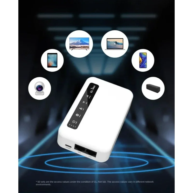 DL-XE300-CEHCLG راوتر صغير واي فاي شبكة لاسلكية محمولة 4G إلى منفذ الشبكة السلكية شبكة كاملة بطاقة الشبكة المحلية الإدراج OpenVPN