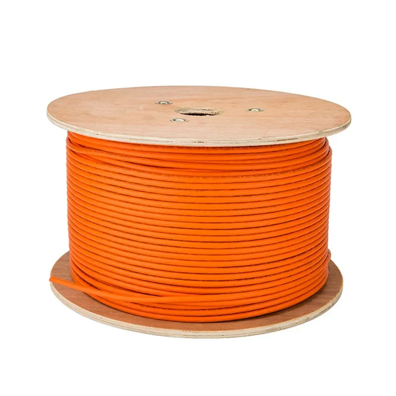 25M 30M 50M RJ45 Cat7 Ethernet Cable SFTP Installation Network Wire Double Shield LSZH 10G 600MHz Cat 7 RJ45 23AWG 0.57mm Copper