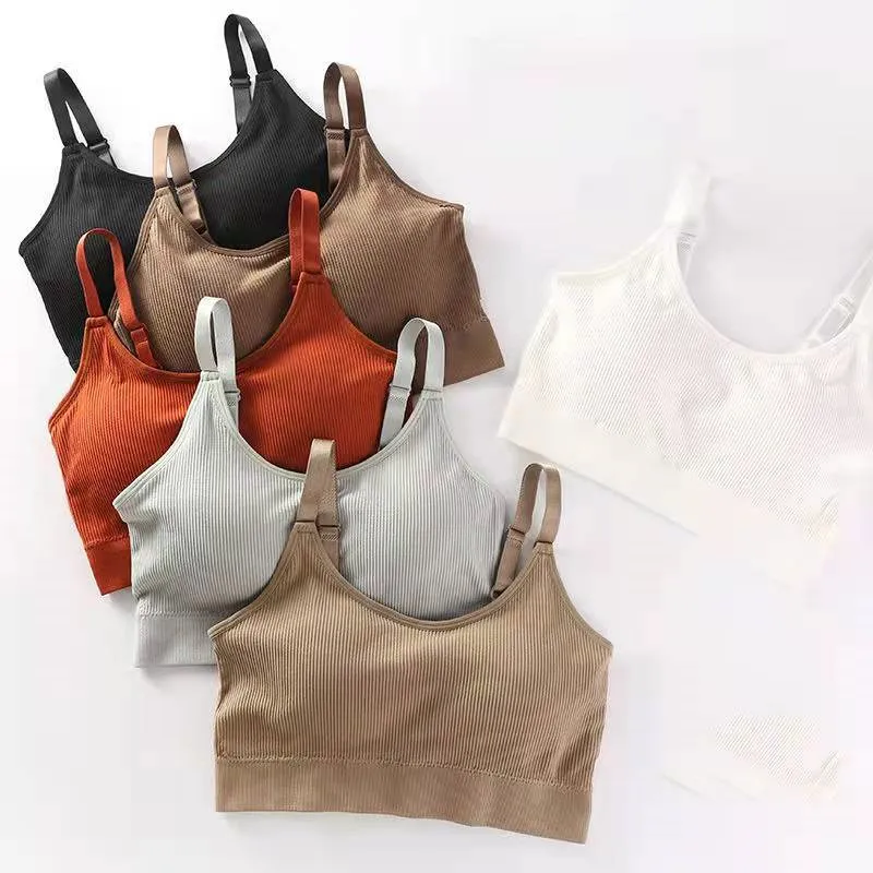 Cotton Kids Sport Bras Girls Teenage Underwear Small Training Bras Wireless Puberty Underwear Teens Seamless Vest 8-18 Years