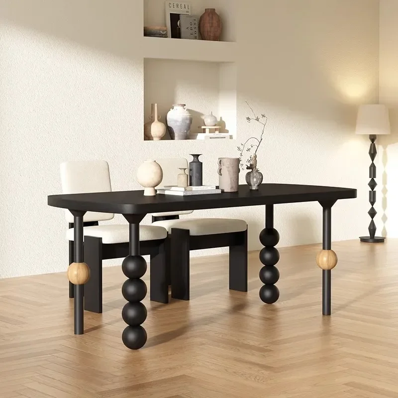 New Chinese-Style Small Solid Wood Dining Table for Apartments Compact Table for Living Room And Kitchen