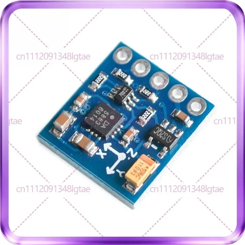 Alternative GY-271 Three-axis Magnetic Field Sensor Module For QMC5883P Electronic Compass Module