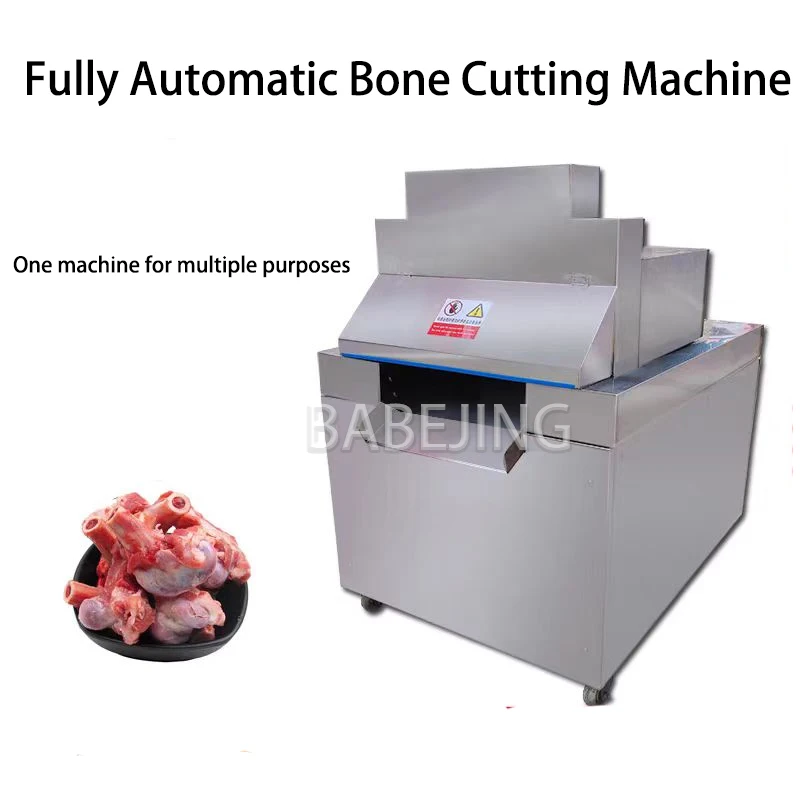 BABEJING Simple To Operate Meat Cutting Machine, Fully Automatic Commercial Frozen Pork Ribs And Trotters Chopping Machine