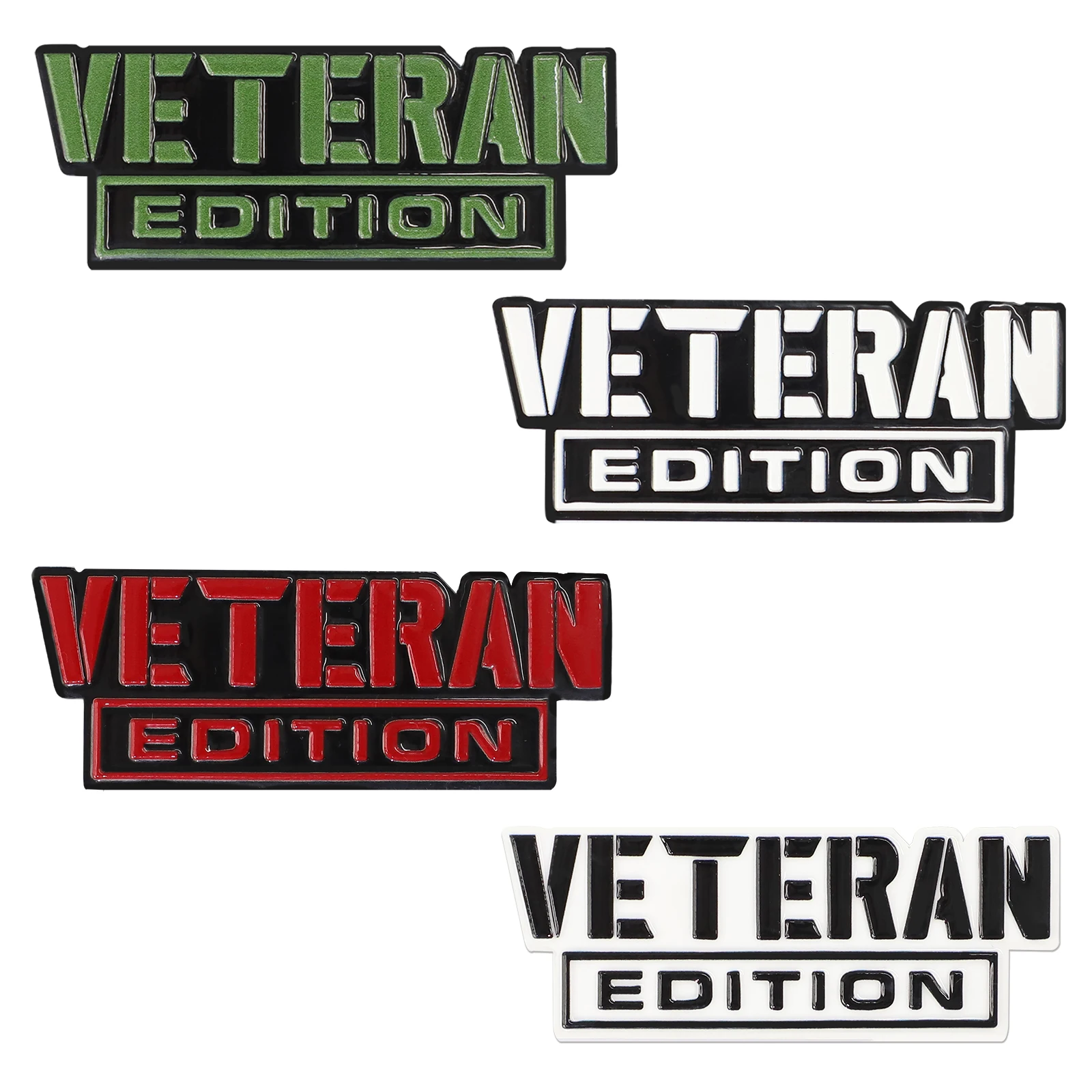 

1pcs 3D VETERAN EDITION car emblems,decorative items.Suitable for decorating the rear side of cars,truck,and SUV,waterproof