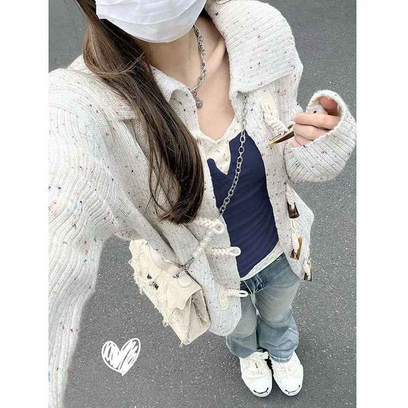 Xpqbb Women Streetwear Fake Two Pieces T-shirt Y2k Aesthetic Grunge Patchwork Lace Tees Female Fall Winter Slim Bottoming Tops