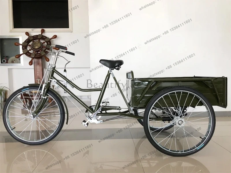 Medium-sized Cargo Long-legged Pedal Scooter for Delivery and Cargo Transport Three-wheeled Vehicle