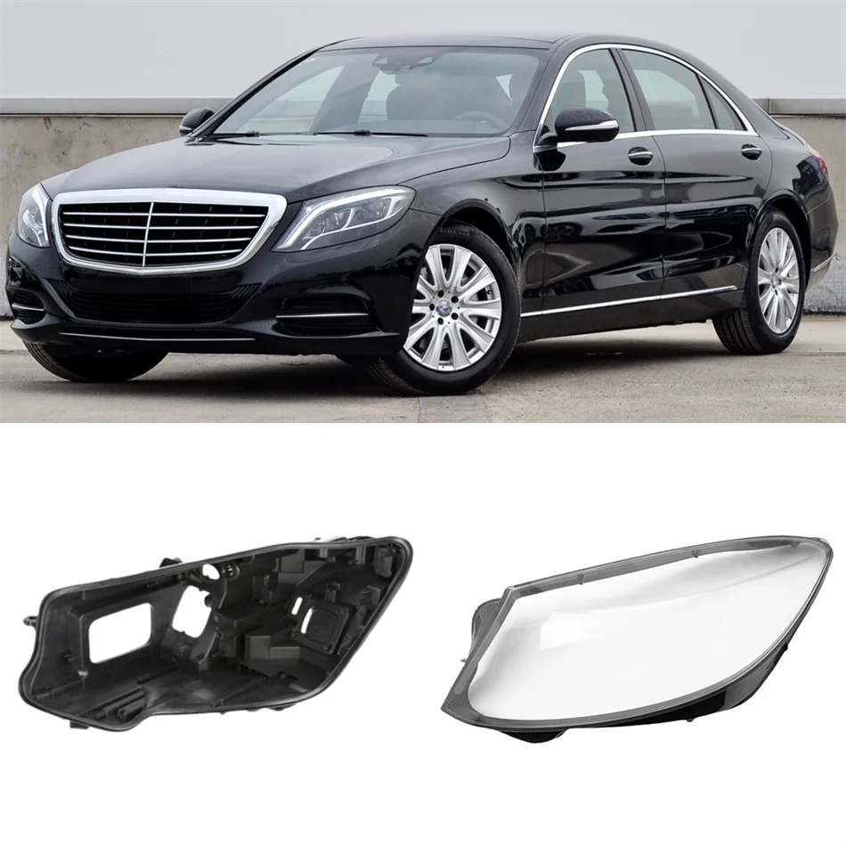 

For Mercedes Benz S Class 2014 2015 2016 2017 W222 S320 S400 S500 S600 Car Base Head Lamp Shell Headlight Base Glass Headlight