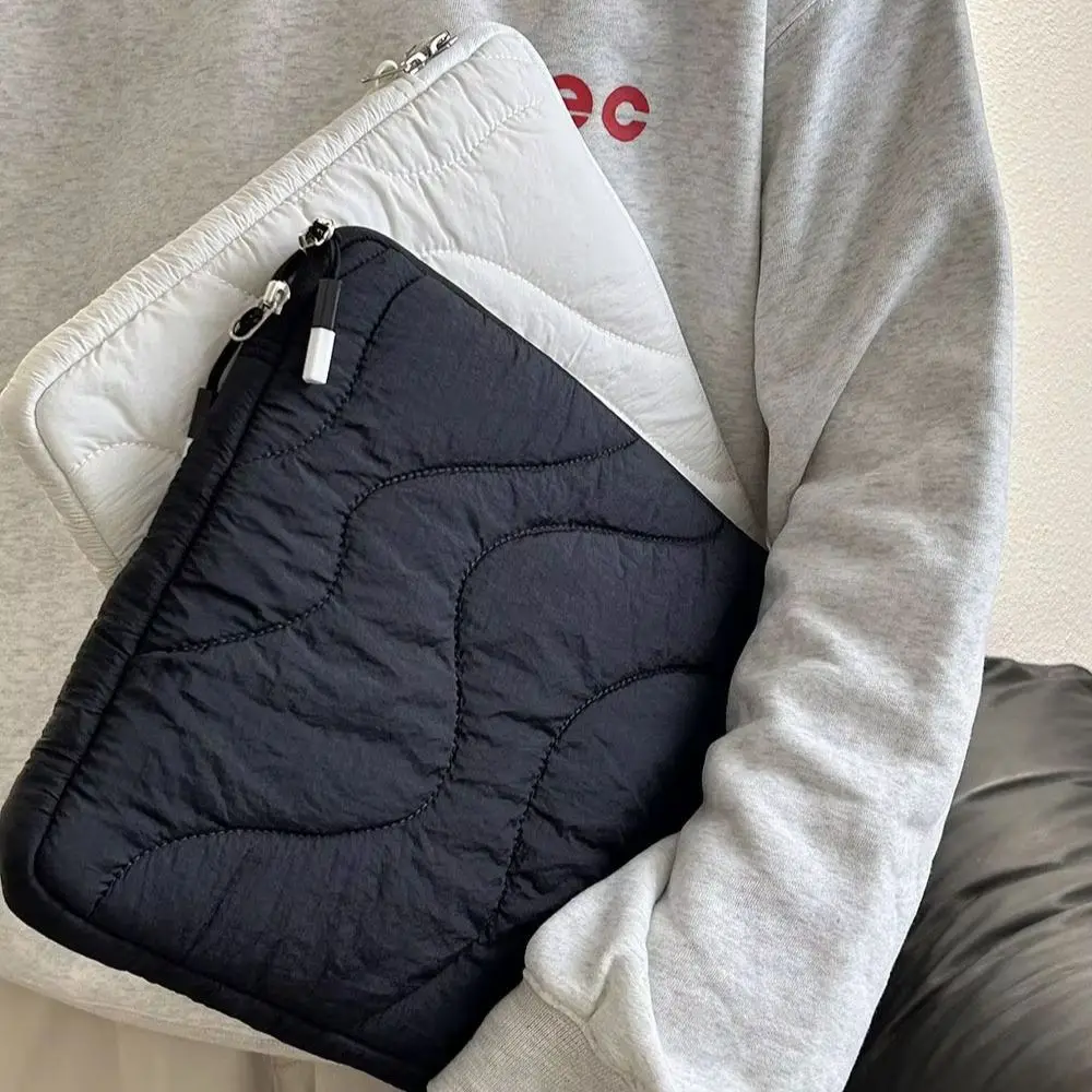 Capa casual para laptop para MacBook 13-14 polegadas, leve, à prova de choque, com fecho de zíper, forro de poliéster, bolsa para escritório/tablet