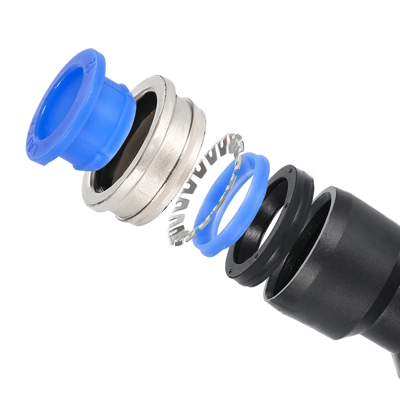Pneumatic Fitting Tube Connector Fittings Air Quick Water Pipe Push In Hose Quick Couping OD 4mm 6mm 8mm 10mm 12mm Multiple type 6