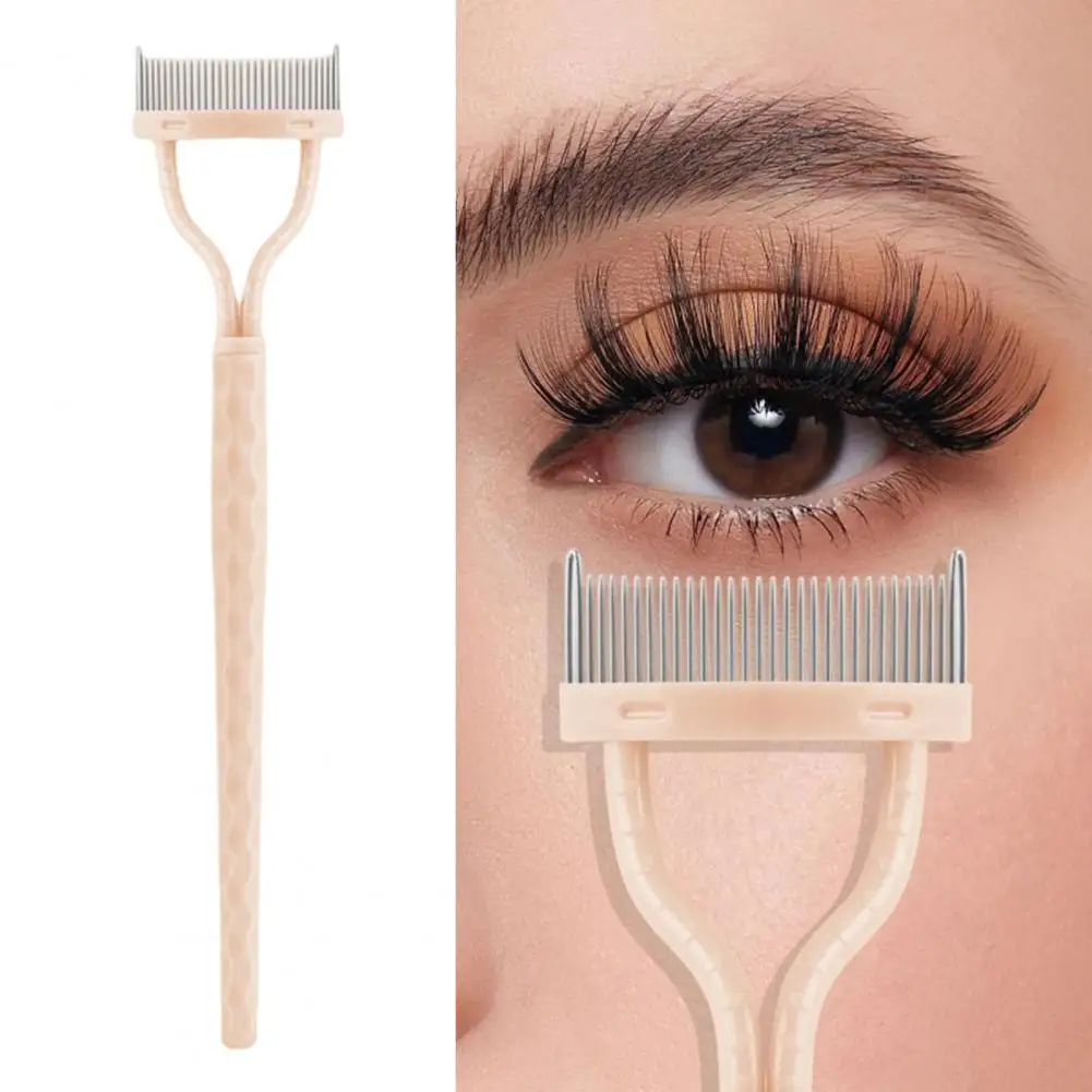 Eyelash Comb Portable Eyelash Separator Tool Eyelash Definer Mascara Comb Cosmetic Brushes Effective Brows Grooming Brush