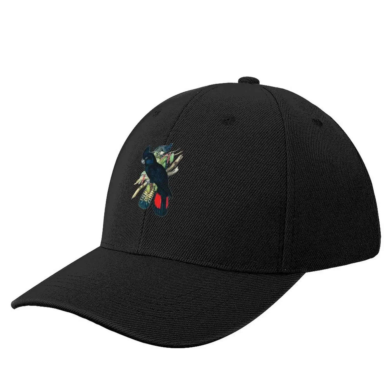 Australian Banksian Black Cockatoo Baseball Cap black Beach Outing Men's Women's