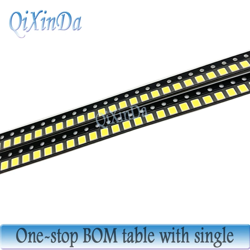 100pcs High Brightness SMD LED 2835 1W 0.5W 0.2W White 3V 6V 9V 18V 36V 150MA/100MA/30MA/60MA/80MA 6000-6500K 100pcs High Bright