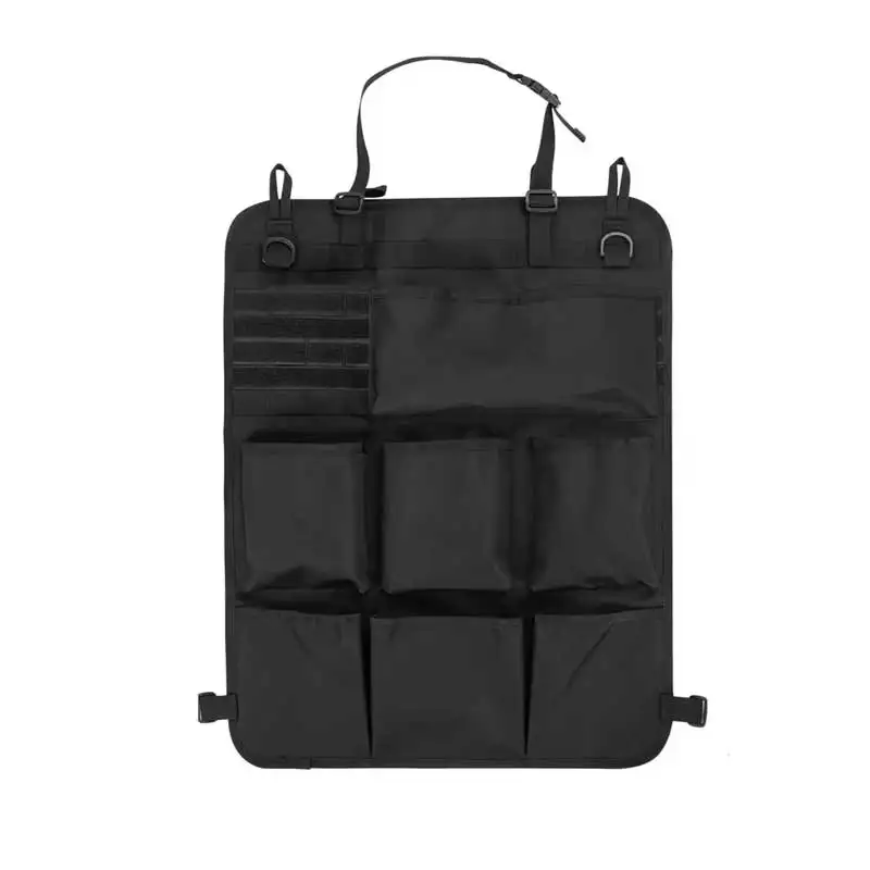 

Tactical Car Seat Back Storage Bag Outdoor CampingWash Storage Hanging Bag Wear-resistant Seat Back Tool Multi-functional Bag