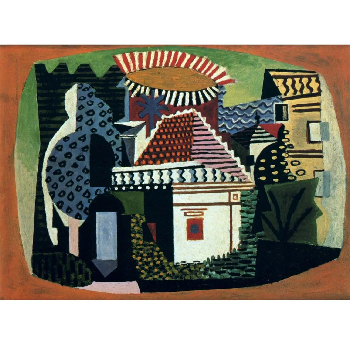 

Pablo Picasso Oil Paintings,Landscape of Juan-les-Pins.Hand Painted Famous Painting Replica,Abstract Oil Painting,Decor Picture