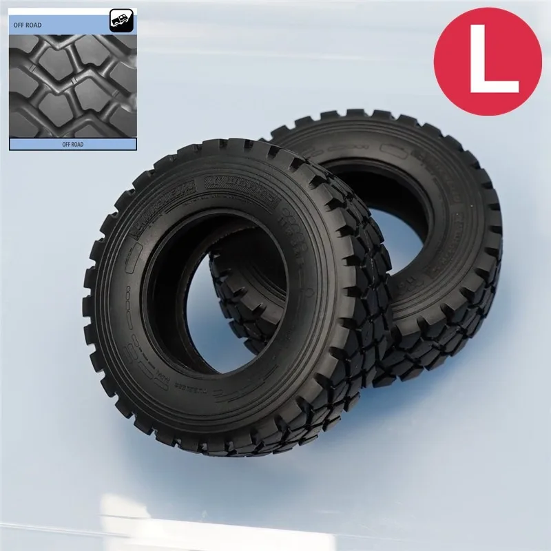 

High Quality Rubber All Terrain Tires for 1/14 TAMIYA RC Truck Scania 770S Benz ACTROS 3363 VOLVO FH16 MAN Car DIY Accessary