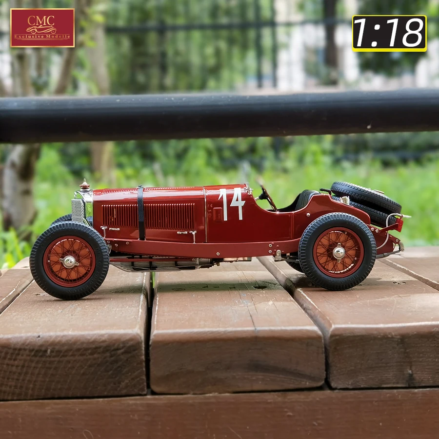 CMC 1:18 FOR  BENZ SSK SSKL Classic car alloy model Classic car model static display festive gift collection