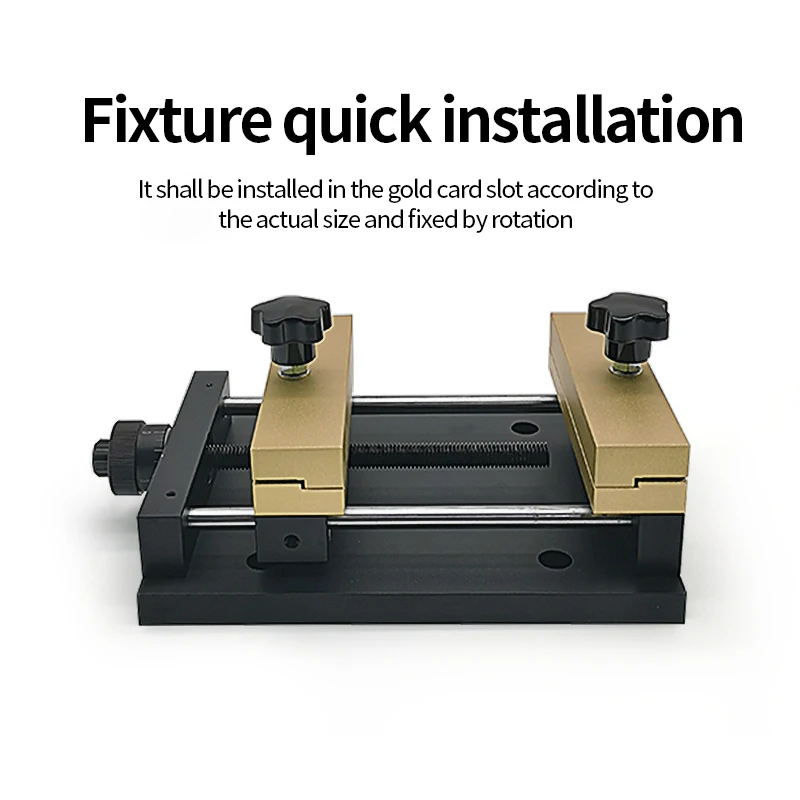 Micro Adjustable Desktop Movable Clamp Jig For Fiber CO2 UV Laser Engraving Marking Cutting Use Big Small Size With Tray