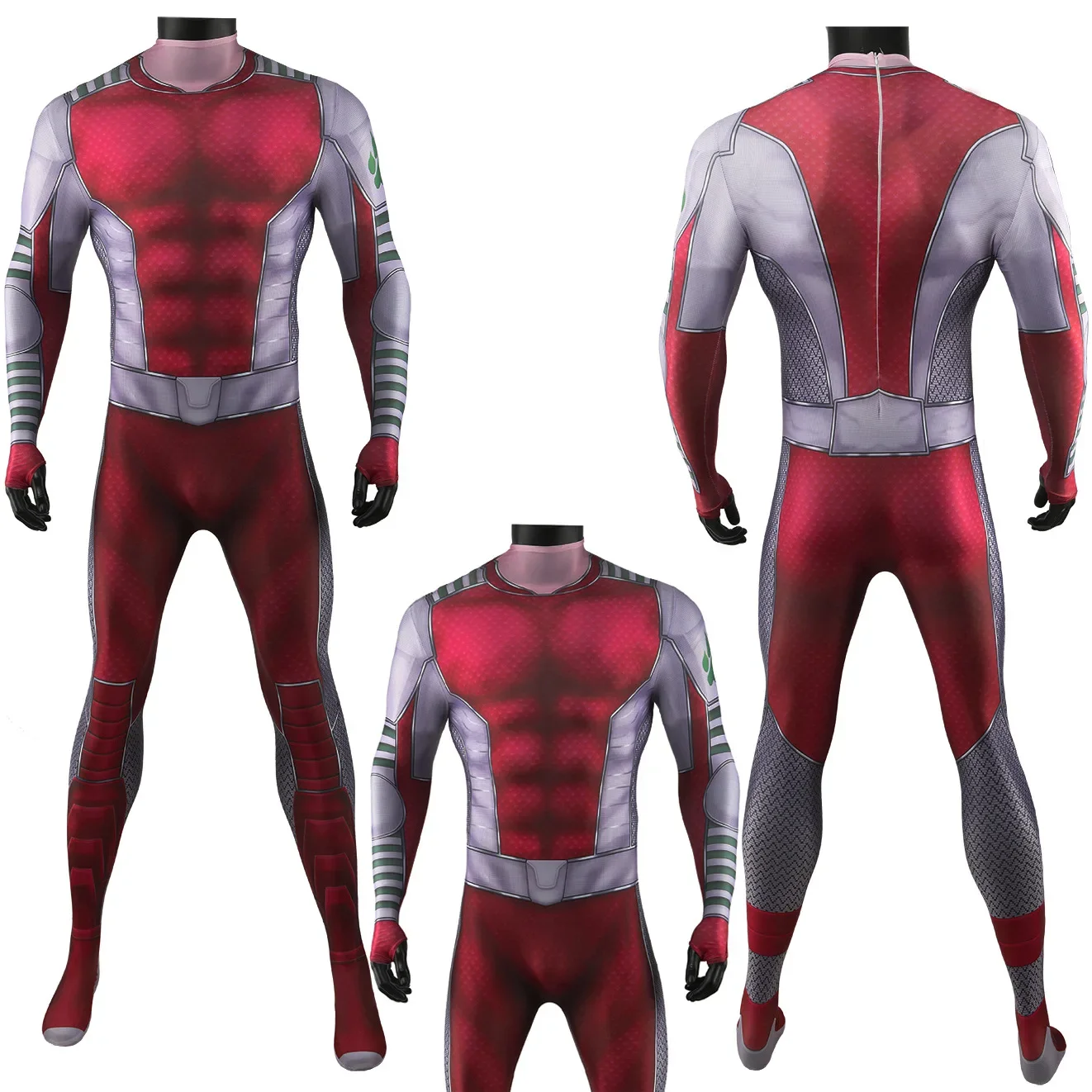 TV Show Titan Beast Boy Cosplay Superhero Spandex Zentai BodySuits Beast Boy Costume Outfit Halloween Costume for Adult Man