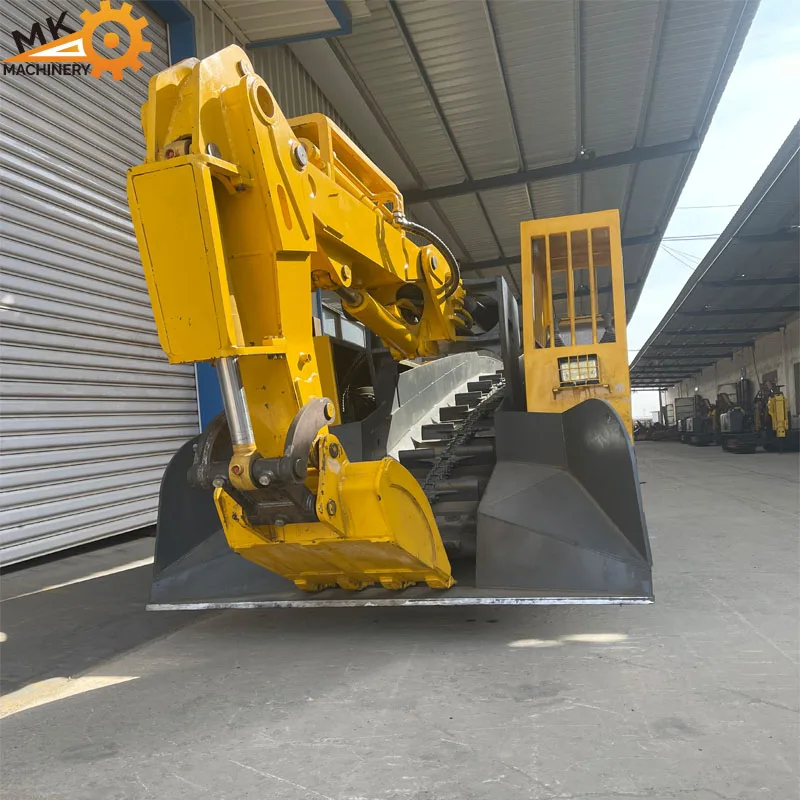 Hot Sale Mining Equipment Rock Loader Tunnel Mucking Machine Crawler Mucking Equipment With Hammer