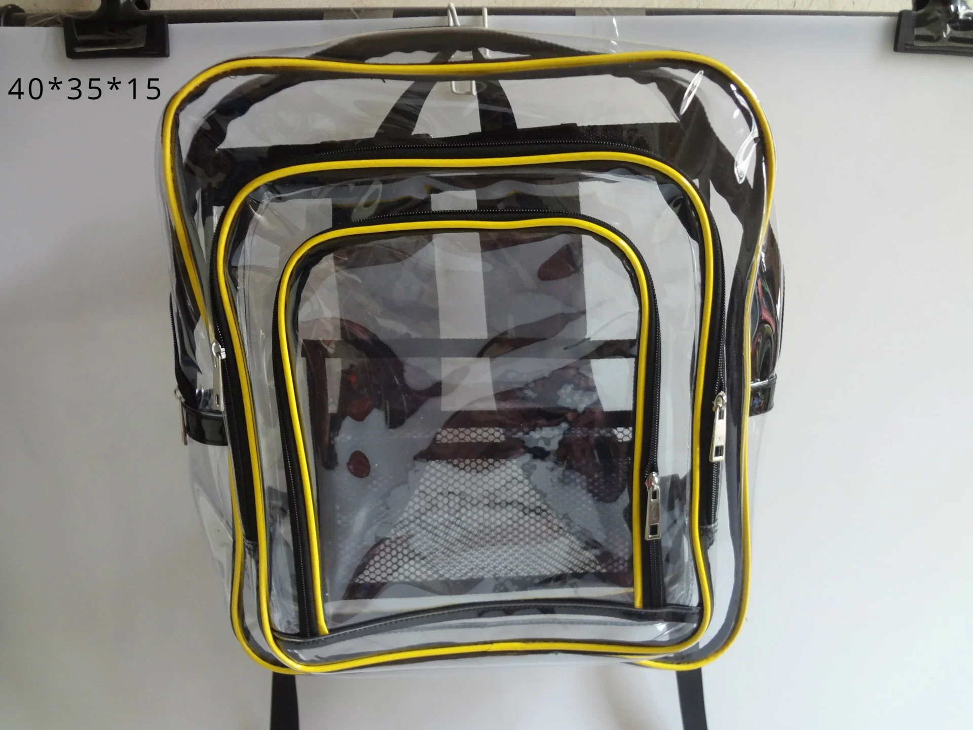 Durable40 * 35 * 15 European Standard Environmentally Friendly Conductive Spot Anti-static Dust-free Transparent Backpack