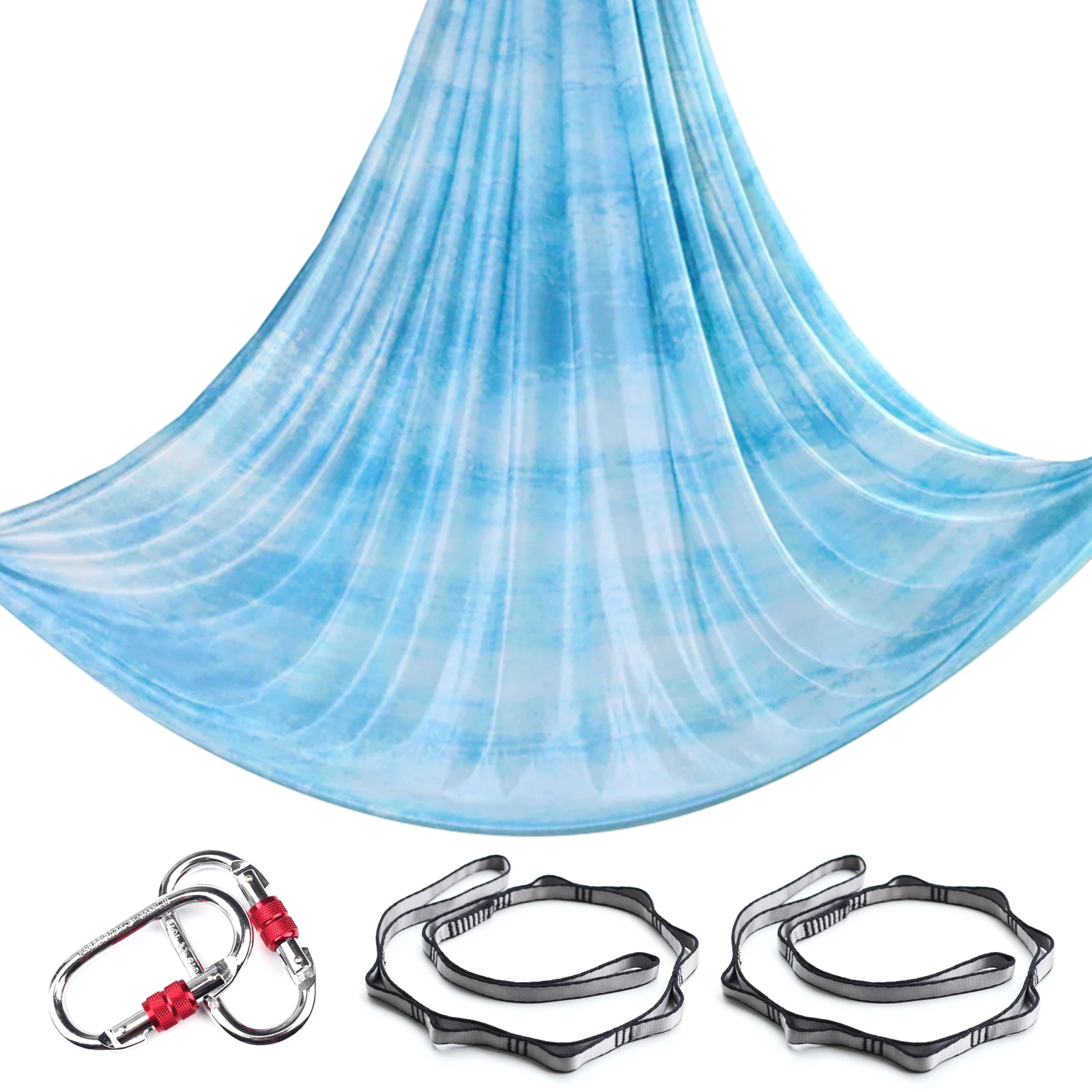 5-Meter Aerial Yoga Hammock Set - Premium Yoga Hammock Fabric, Including Aerial Swing Accessories -  for All Yoga Enthusiasts