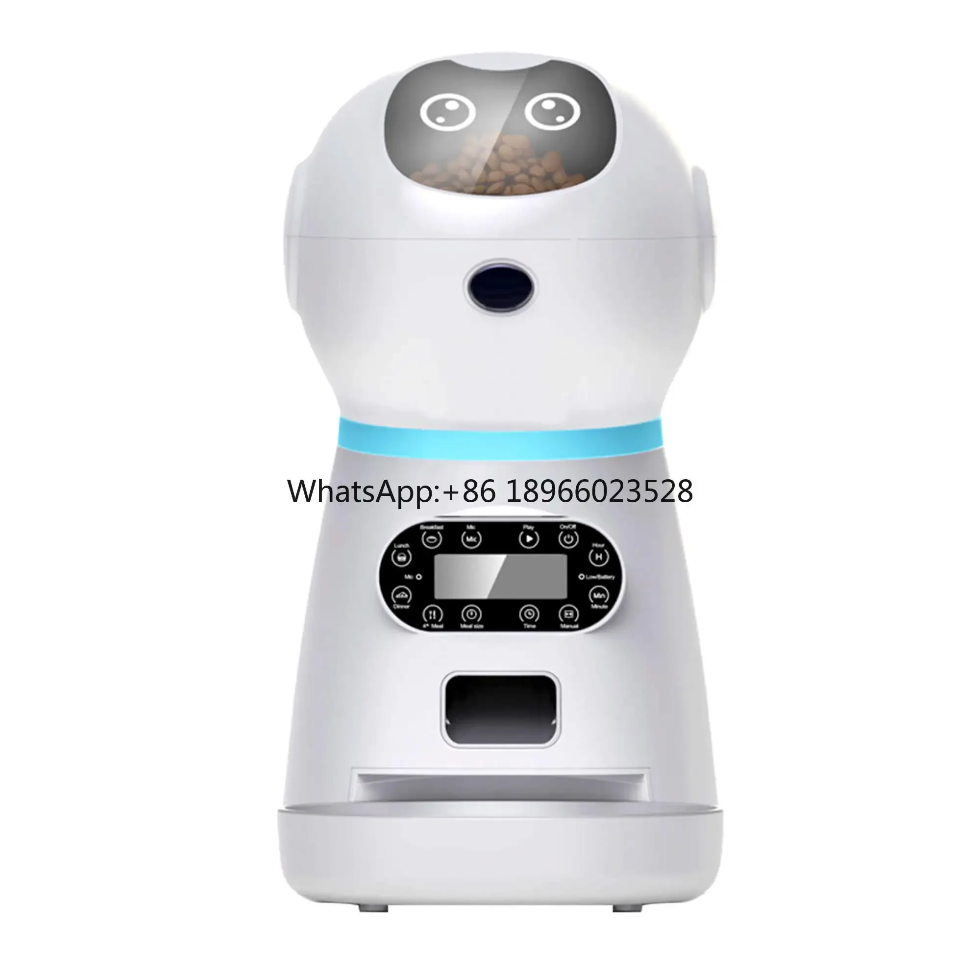 Top quality 3.5L Dog Cat Smart Robot Pet Self Food Dispenser Bowls WIFI Timing Voice Broadcast Automatic Pet Feeder