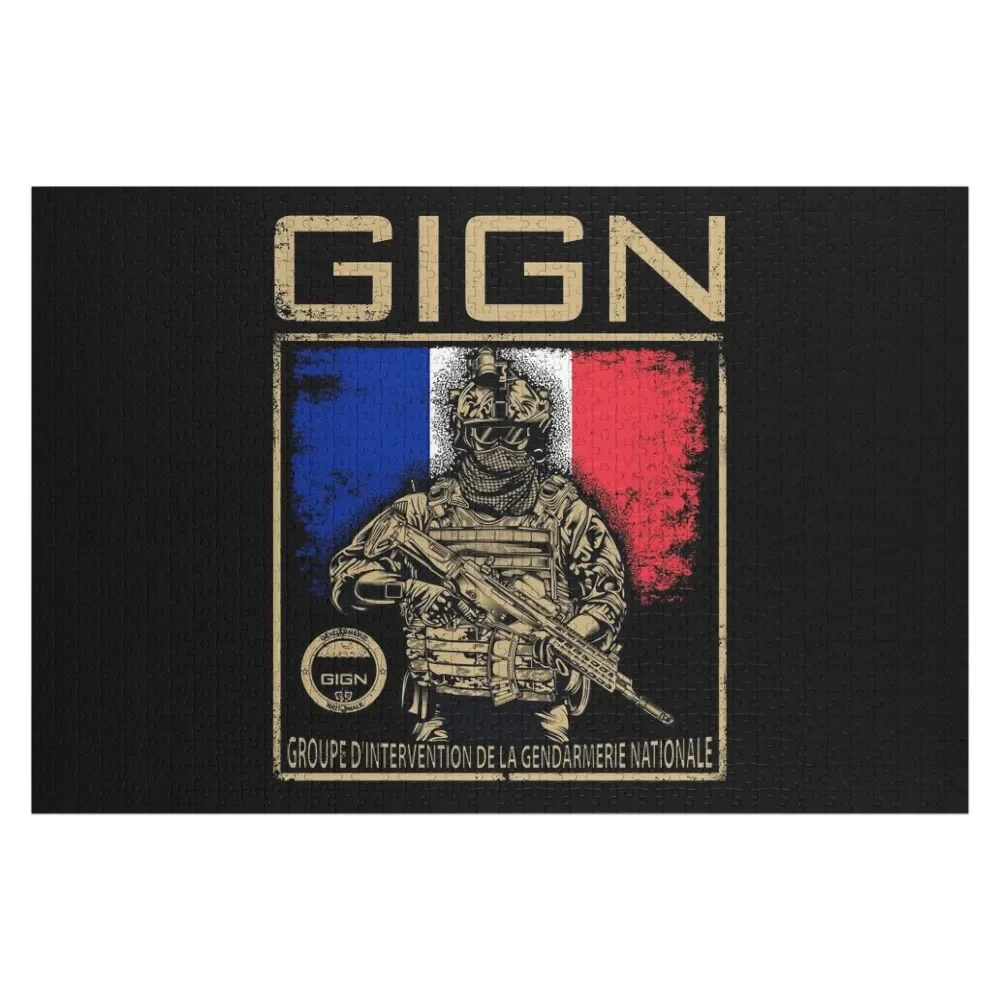 

GIGN National Gendarmerie Intervention Group Jigsaw Puzzle Toys For Children Personalized Gift Married Puzzle