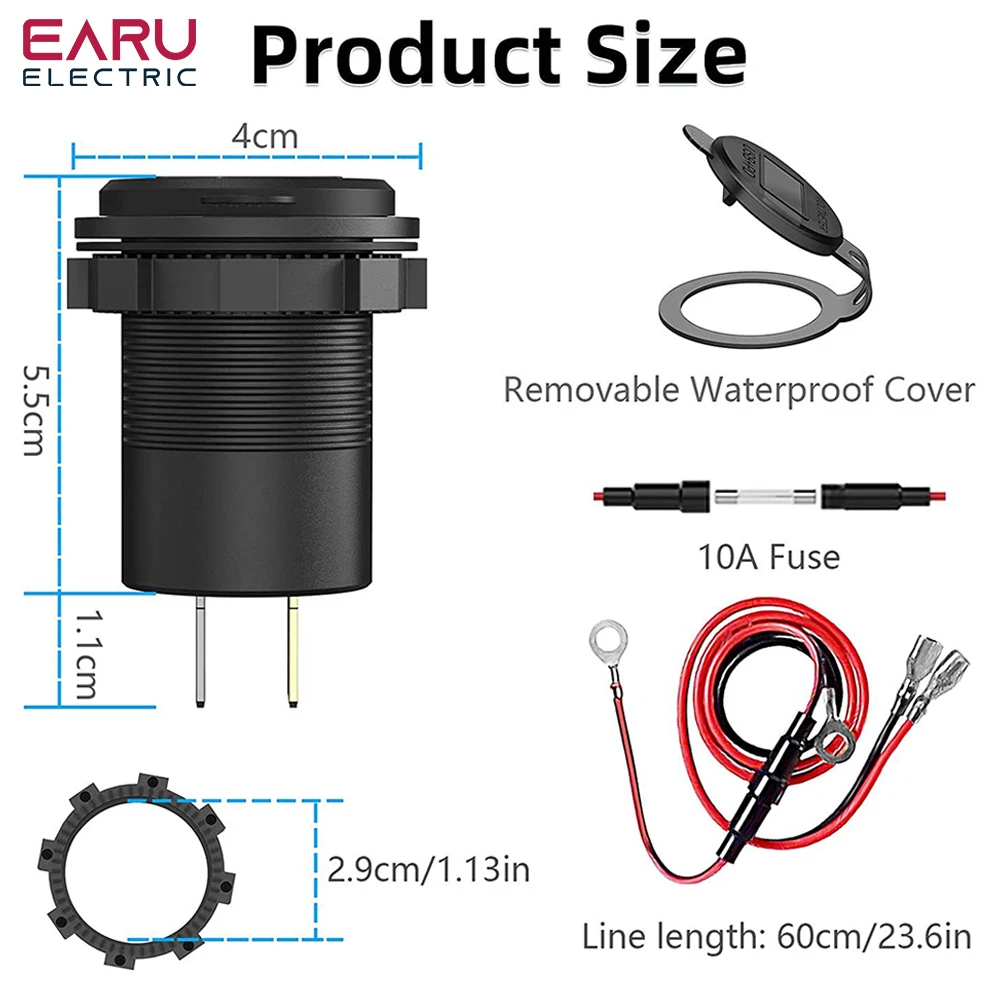 Earu 12V 48W Usb Ch… - image