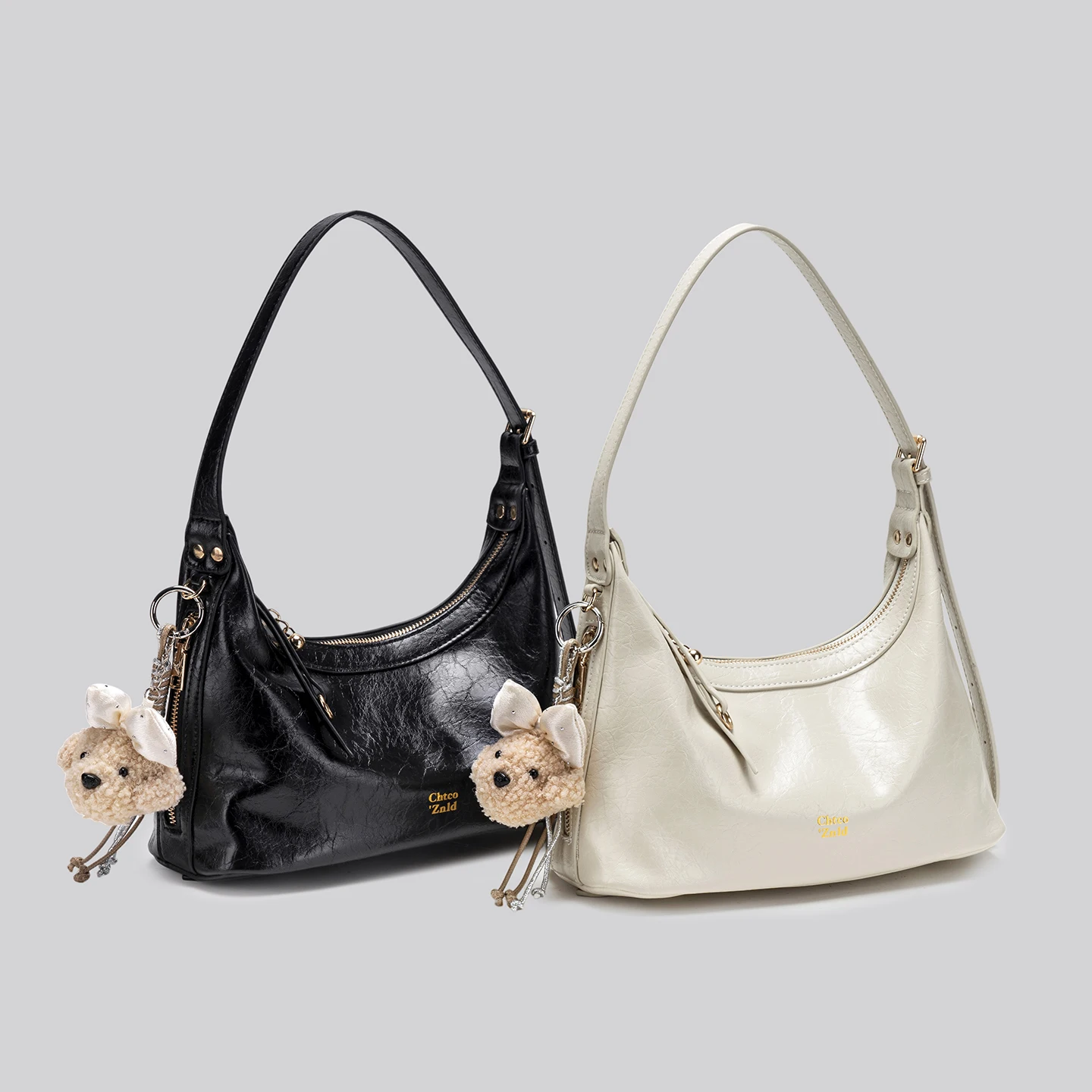 Women's Sweet Fashionable Straw-Woven Lock-Clasp Shoulder Bag Summer Style Trendy Versatile Chain-Woven Hollow Design
