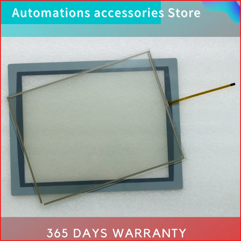 ซ่อมหน้าจอสำหรับ PanelView 7 2711P-T15C21D8S A SER หน้าจอสัมผัสแผง Digitizer กระจกด้านหน้าซ้อนทับป้องกันฟิล์ม