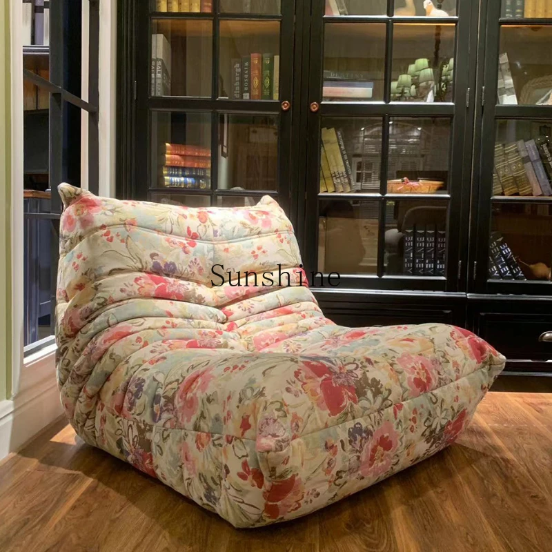 Lazy sofa small apartment can move flower sofa at will