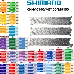 SHIMANO SLX M7100 M6100 M8100 12-Gang-Kette 118/126 Link Mountainbike-Fahrradkette CN M7100 MTB 12 Geschwindigkeit mit Schnellverbindung