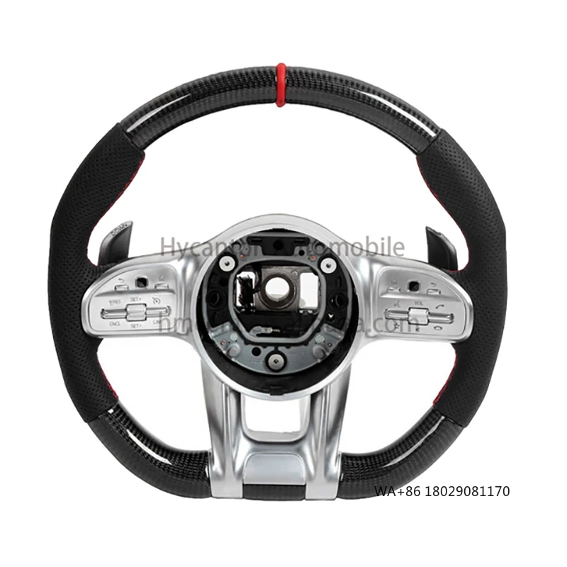 

Sophisticated Technology Carbon Fiber Perforated Leather Wheel for Mercedes Benz W203 W204 W205 Car Steering Wheel