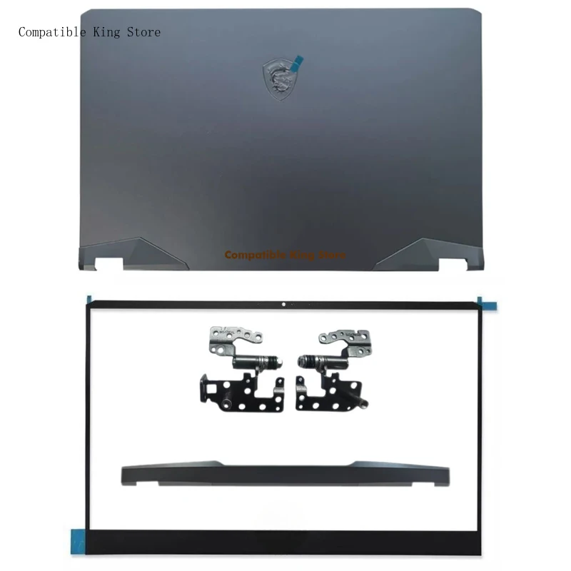 L+New for MSI GE76 Raider 10SGS SFS MS-17K1 LCD Back Cover+Front Bezel/ Hinge Blue