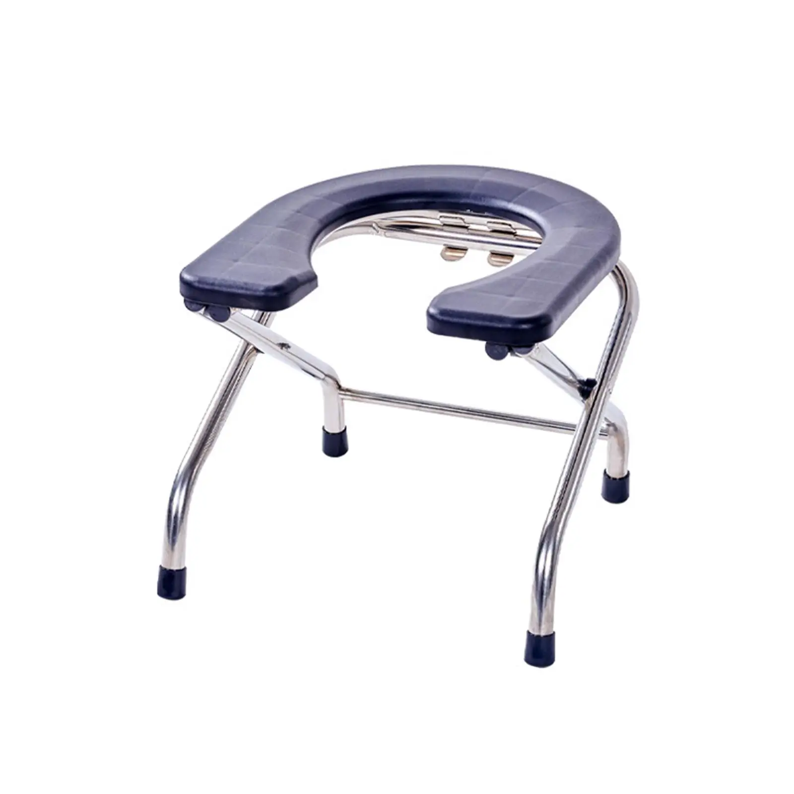 Elderly Squat Toilet Seat Stool Potty Chair for Bathroom Multi Uses Stable Bottom Trong Bearing Capacity Commodes Chair Folding