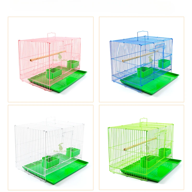 Feeder Parrot Birdcage Passaros Accessories Quail Outdoor Rabbit Cage Palomas Cover Gaiola Para Passaros Pet Supplies CY50BC