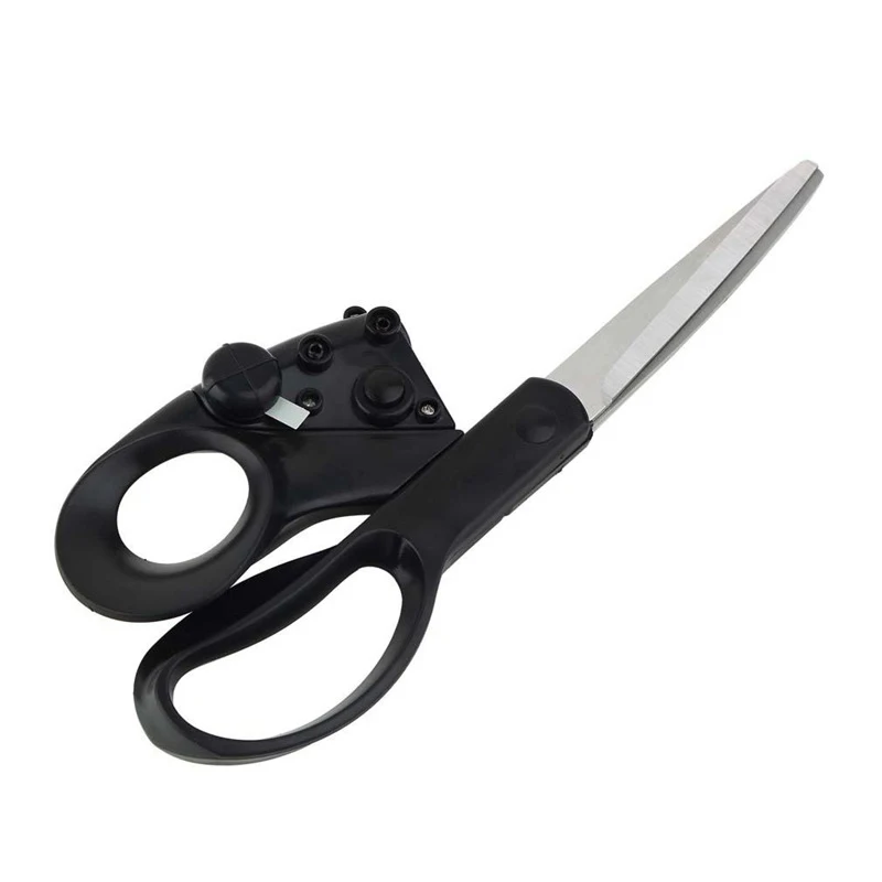 Popular New Professional Laser Guided Scissors For home Crafts Wrapping Gifts Fabric Sewing Cut Straight Fast Scissor Shear