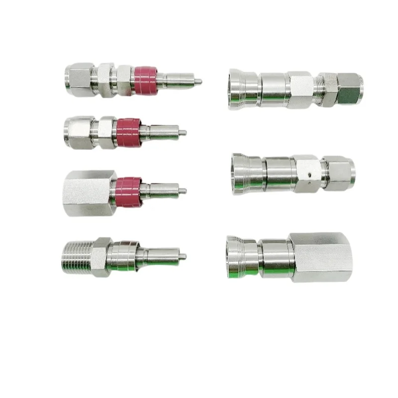 

316 stainless steel QC8 instrument with precision quick connector double seal